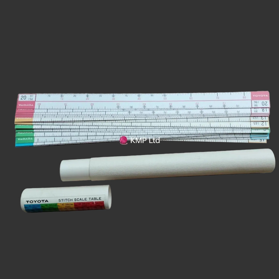 Toyota K33-A Knit Tracer STITCH SCALE TABLE Main image