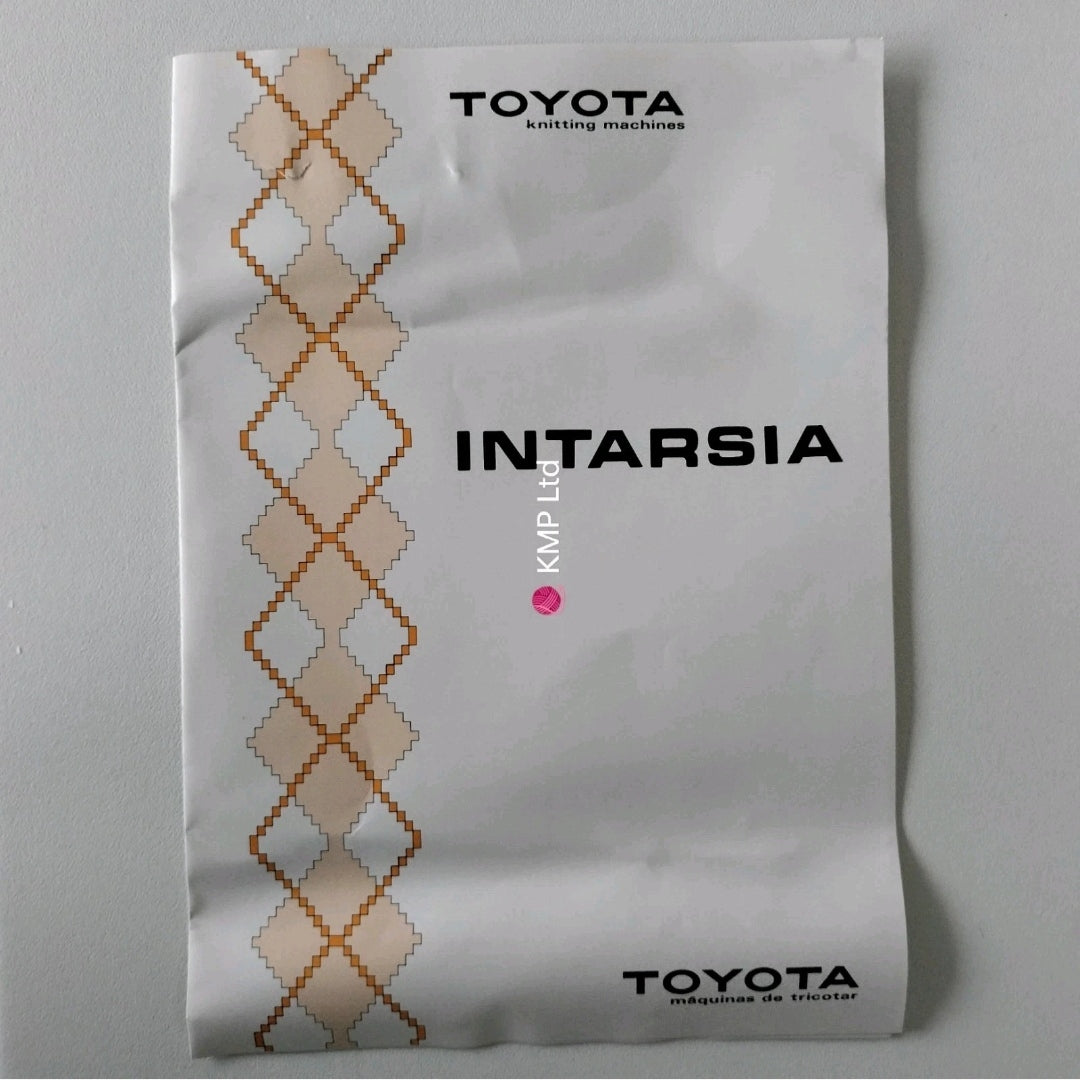Toyota K82-A Intarsia Carriage  Instruction Manual Main image