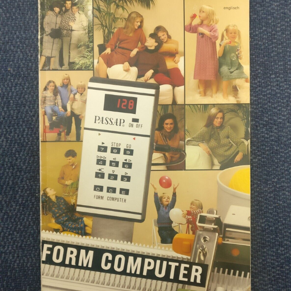 Passap Form Computer INSTRUCTION AND PATTERN BOOK