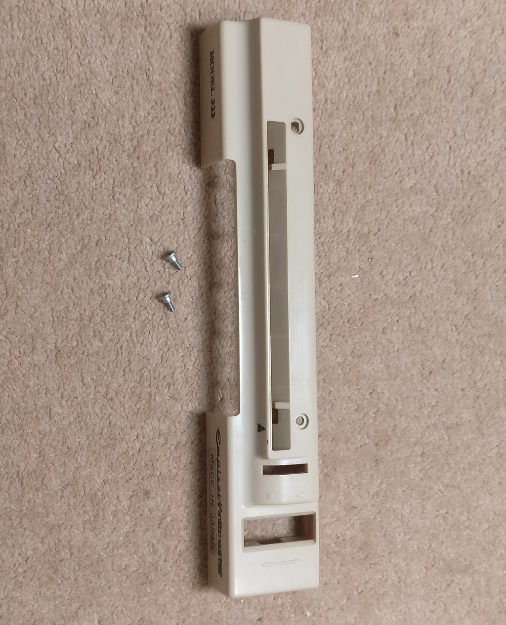 Knitmaster Mod 323 PUNCHCARD PATTERN SYSTEM UNIT COVER