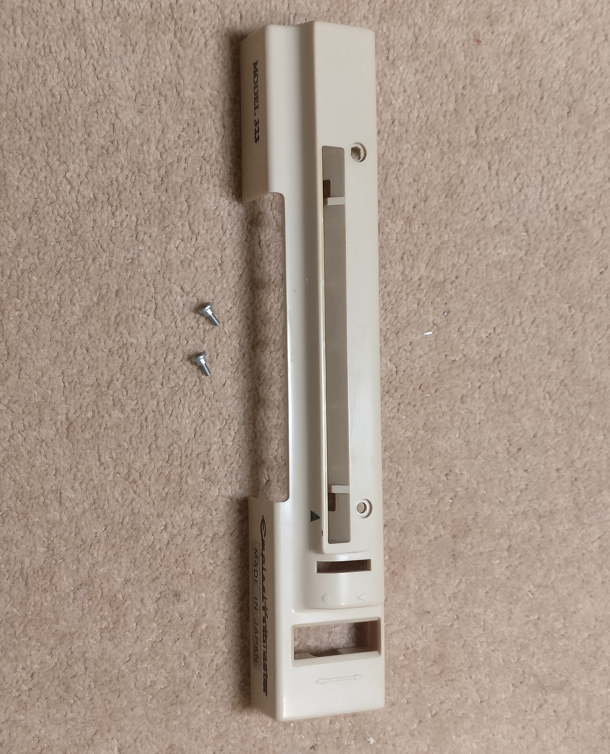 Knitmaster Mod 323 PUNCHCARD PATTERN SYSTEM UNIT COVER