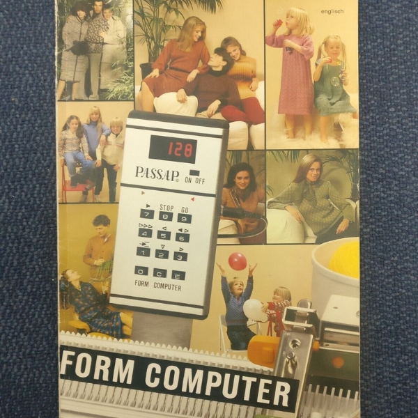 Passap Form Computer INSTRUCTION AND PATTERN BOOK Main image