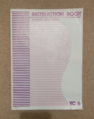 Knitmaster Colour Changer YC-6 INSTRUCTIONAL BOOK