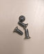 Knitmaster Mod-700 4 FLAT HEAD Countersunk STT SCREW 4x10 for top of Needle Bed.