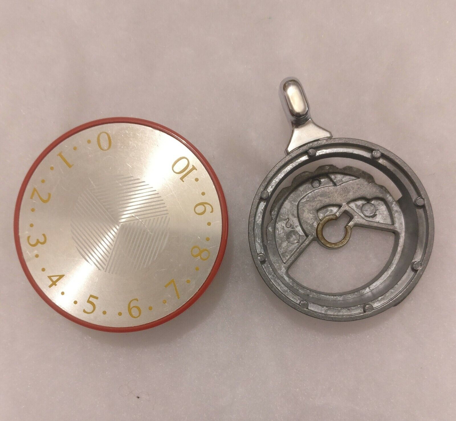 Knitmaster Mod 360K Carriage Cam Lever and Stitch Dial set Main image